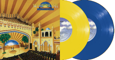 Wishbone Ash - 1980 Live Dates Volume Two - Translucent yellow & blue vinyl LP  - 350 kr.